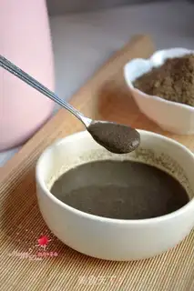 Make Homemade three-black pollen step 7