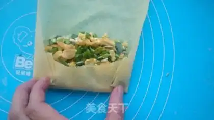 Make Fry pancakes box step 8