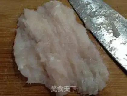 Make Fishball lollipop step 1