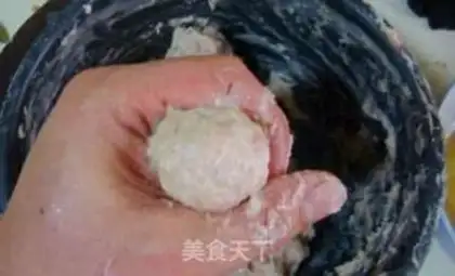 Make Fishball lollipop step 2