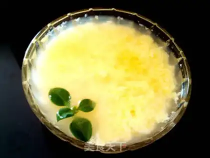 Make Clear the fire and swallow egg water step 4