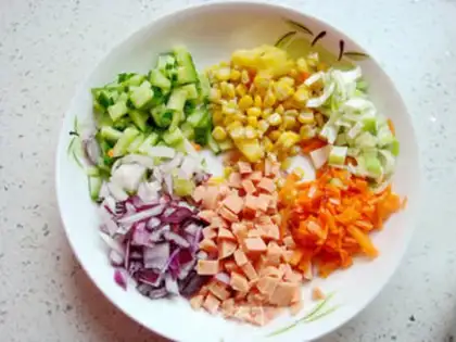 Make Five colours of rice rice step 1