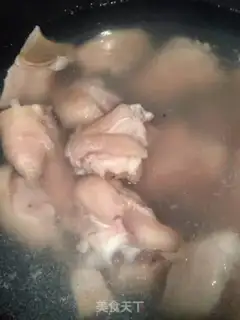 Make Pork feet for soybeans step 1