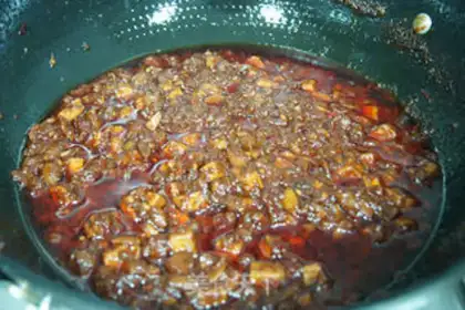 Make Mushroom beef sauce step 17