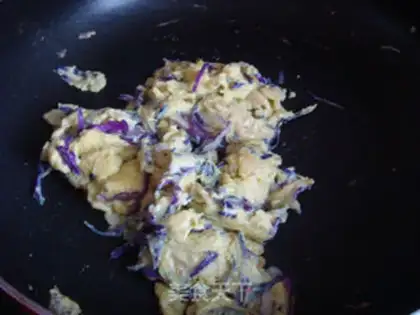 Make ♪ ♪ ♪ Blue fried eggs ♪ step 6