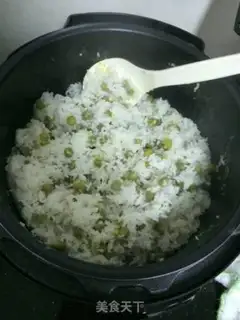 Make Sweet pea rice step 2