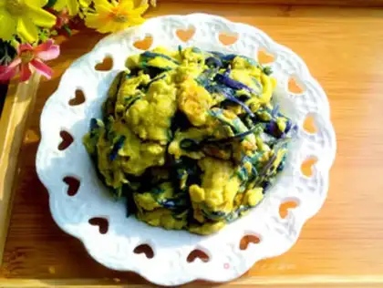 Make ♪ ♪ ♪ Blue fried eggs ♪ step 10