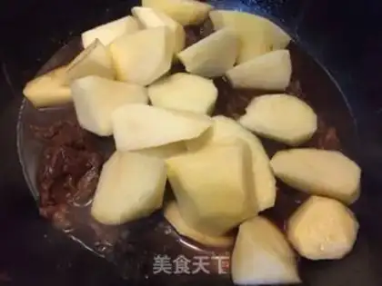 Make Beef stew potatoes step 7