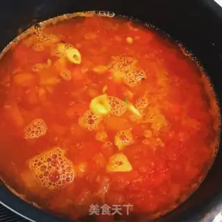 Make Tomato noodles soup step 8