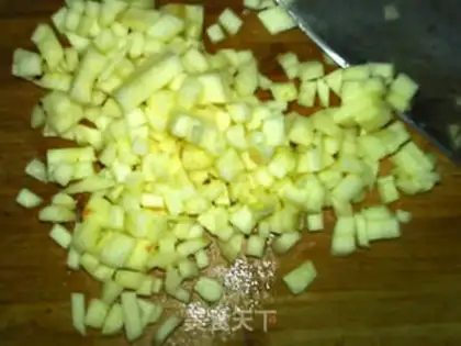 Make Honey cinnamon apple marfin step 1
