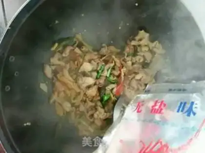 Make Piper pepper fried chicken sausage step 5