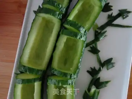 Make A cucumber puzzle step 7
