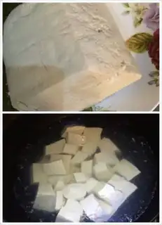 Make Eggsauce tofu step 0