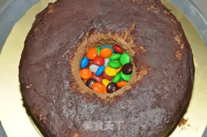 Make Christmas stake cake step 19