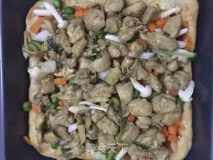 Make Chicken pizza step 6
