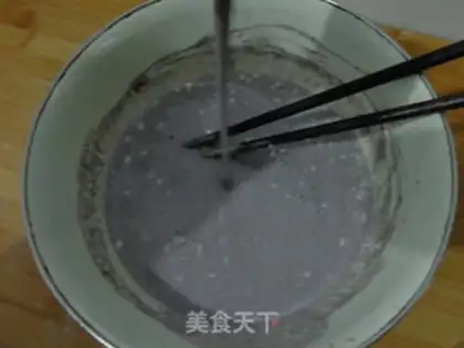 Make Black rice pancakes step 2