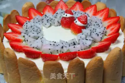 Make A fruit cake step 9