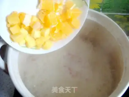 Make The oatmeal fruit produces porridge step 4