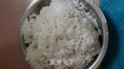 Make Butter fried rice step 1