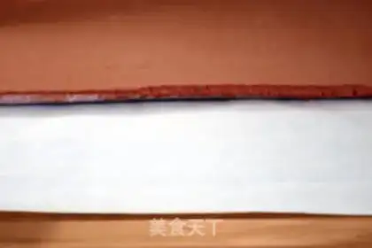 Make Red velvet vortex cake step 8