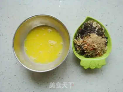 Make Purple egg soup step 1
