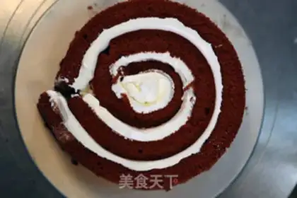 Make Red velvet vortex cake step 11