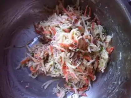 Make # Fried radish # step 7