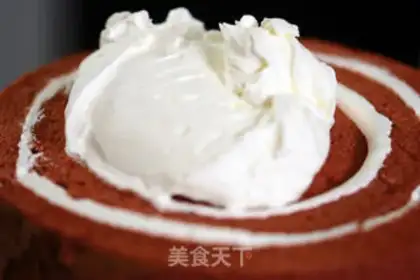Make Red velvet vortex cake step 12