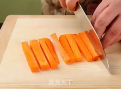 Make A healthy carrot stick step 0