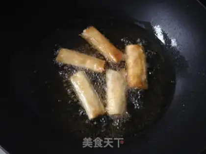 Make Janju Spring Roll step 15