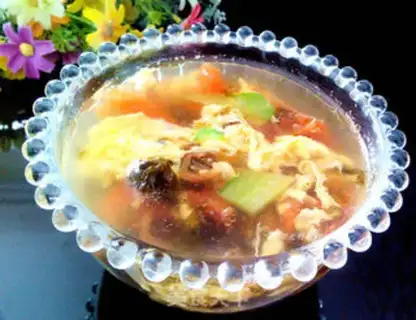 Make Purple egg soup step 9