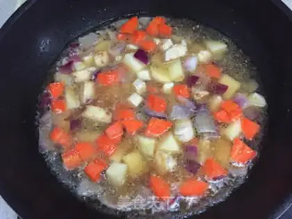 Make Curry potato chicken step 5