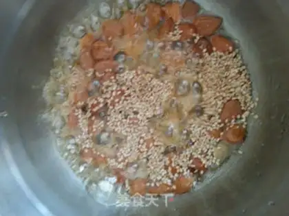 Make Sesame almonds step 5