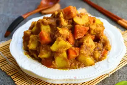 Make Curry potato chicken step 9