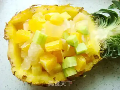 Make Pineapple fruit salad step 3