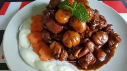 Make Chestnut chicken step 10