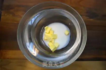 Make A tea vortex cake step 1