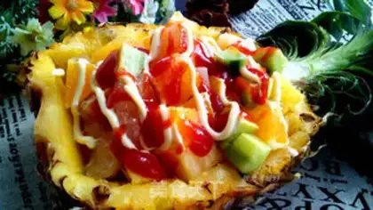 Make Pineapple fruit salad step 8