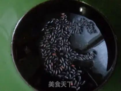 Make Three black rice step 0