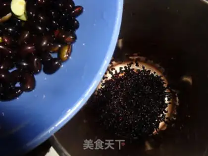 Make Three black rice step 3