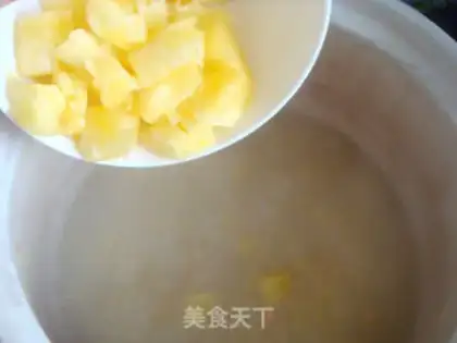 Make Pineapple corn for porridge step 3