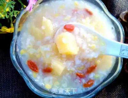 Make Pineapple corn for porridge step 7