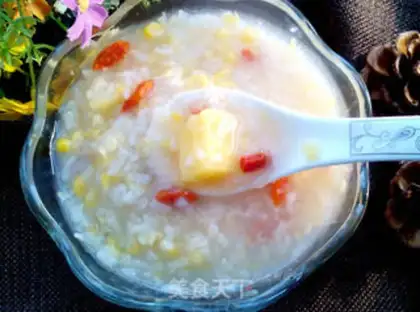 Make Pineapple corn for porridge step 8