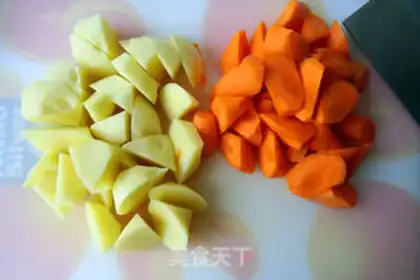Make Potato beef step 1