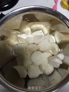 Make ♪ Mountain medicine corn chop soup ♪ step 1