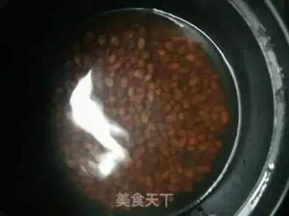 Make Red bean oatmeal step 3