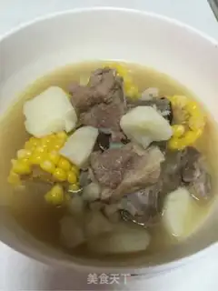 Make ♪ Mountain medicine corn chop soup ♪ step 6