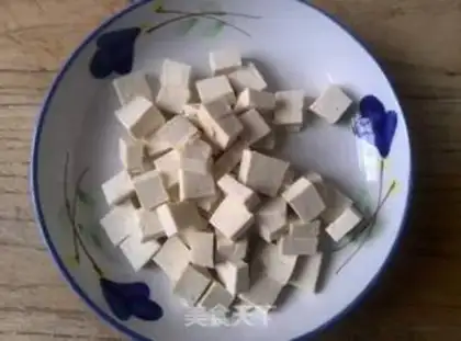 Make Fish fragrance tofu step 1