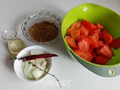 Make Curry carrots step 0