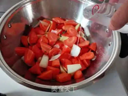 Make Curry carrots step 1